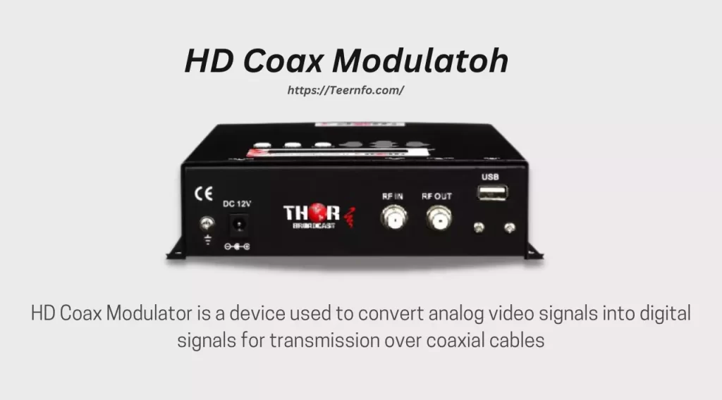 HD Coax Modulatoh for Your Home Entertainment 