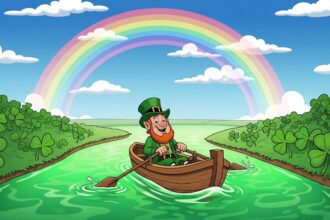 St Patrick’s Day stunts Chicago River dyed green