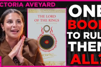 bestselling author Victoria Aveyard reflecting on world-building and creative discipline through Tolkien's trilogy